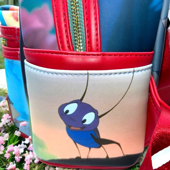 Loungefly Disney Mulan Princess Scene Mini Backpack and Castle Ziparound Wallet main image 5